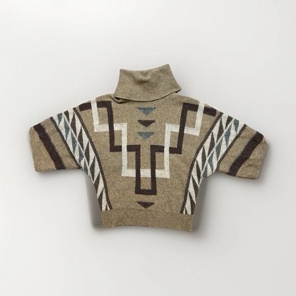 Ralph Lauren Southwestern Lambswool Blend Aztec Boho Sweater Small Excellent - Picture 8 of 11